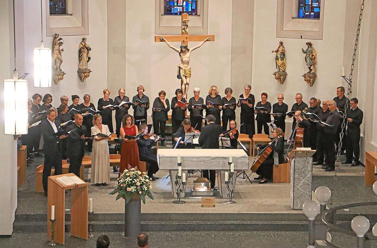 Geistliche Chormusik auf höchstem Niveau zeigen die Künstler