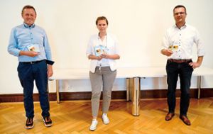 Sie freuen sich über die erfolgreiche Bilanz des Ro-Märkles 2019 – Walter Hahn (von links), Christina Gsell und Stephan Neher. Foto: Morlok Foto: Schwarzwälder Bote