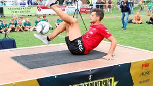 Akrobatik-Weltrekord im Sportpark