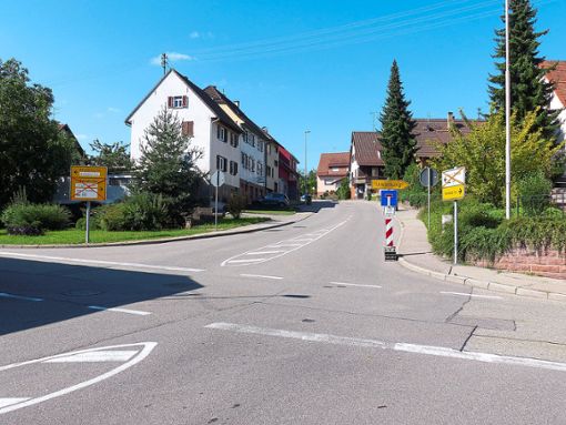 Die Langenalber Straße bleibt noch bis Freitag, 30. August, nur eingeschränkt befahrbar. Foto: Jänsch Foto: Schwarzwälder Bote