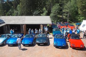 Der BMW Z1-Club ist bei seiner Tour vier Tage im ganzen Südschwarzwald unterwegs, den Abschluss bildet ein Besuch auf dem Kolmenhof.Fotos: Heimpel Foto: Schwarzwälder Bote