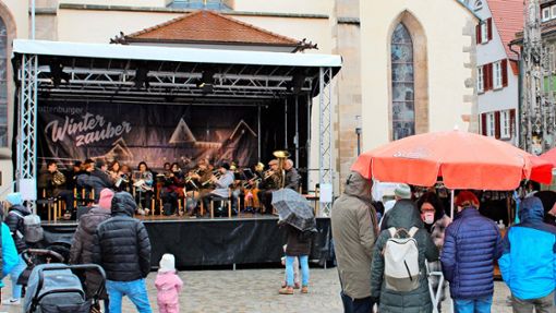 Der Winterzauber in Rottenburg ist auch musikalisch zu hören. Foto: Angela Baum