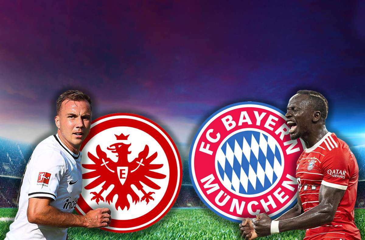 Eintracht Frankfurt um Mario Götze und der FC Bayern um Sadio Mané eröffnen die Saison. Foto: von Gottschalck
