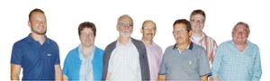 Der Vorstand (von links):  Marc Lauble, Marita Weldle, Kurt Hornberger, Stefan Jauch, Gerhard Hauser, Michael Müller und Ludwig Rieder Foto: Schwarzwälder Bote