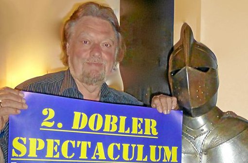 Bürgermeister Wolfgang Krieg wirbt für das zweite Dobler Spectaculum. Foto: Zoller