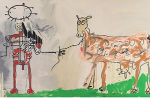 Schnell gemalt und sofort verkauft: Basquiats „The Field“ von 1982 Foto: LAC/Adam Reich