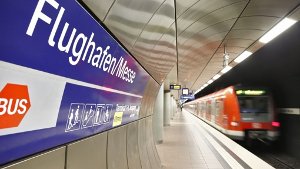 S-Bahn-Halt Flughafen/Messe in Stuttgart gesperrt