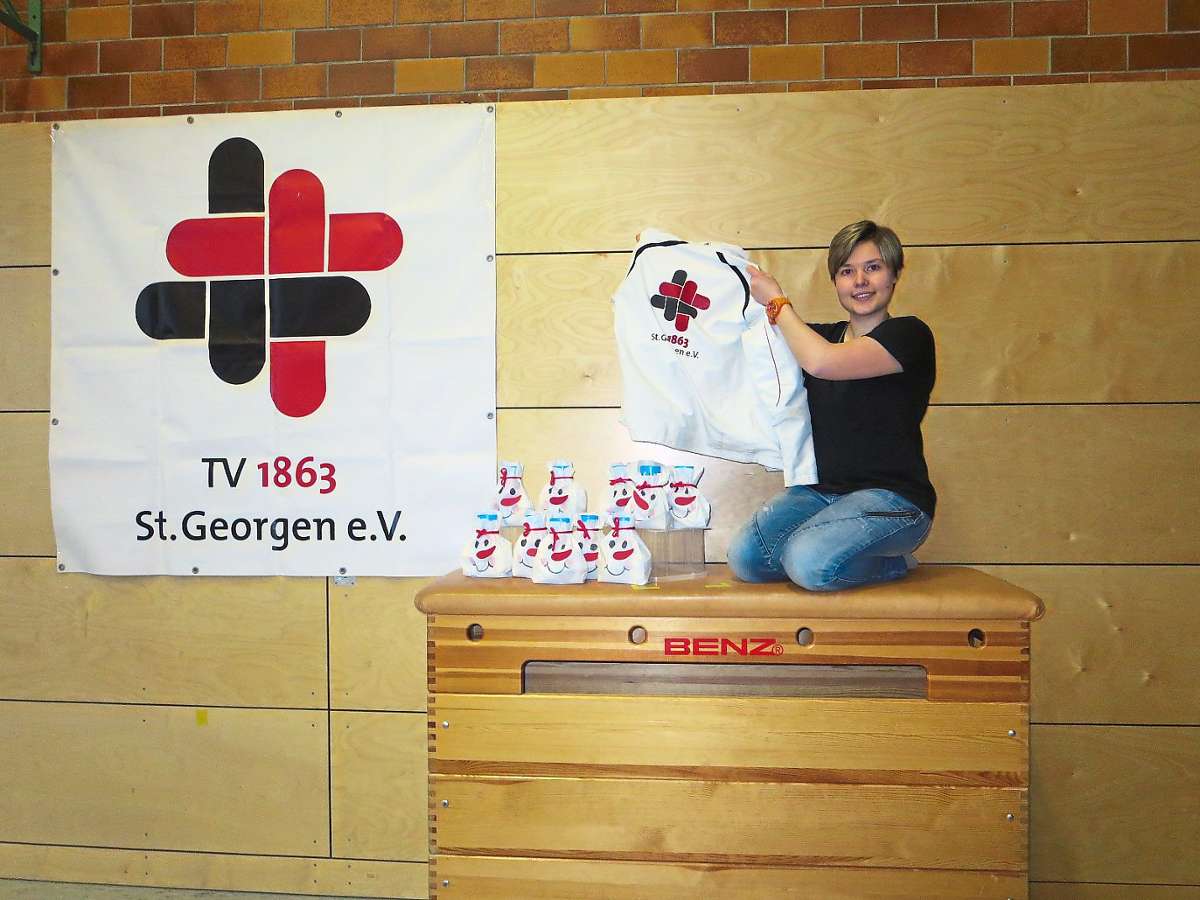 Hat Spaß bei der Arbeit: Lea Wolber, die derzeit ein FSJ beim Turnverein St. Georgen absolviert. (Archivfoto) Foto: Mengesdorf