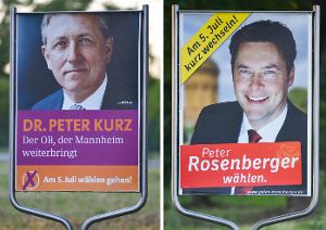 Peter Kurz (links) gegen Peter Rosenberger  – morgen wird das Duell in Mannheim entschieden. Die Horber rechnen mit einem knappen Ausgang. Foto: Anspach Foto: Schwarzwälder-Bote