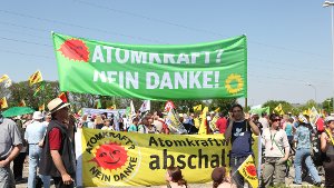 Atomkraft-Proteste in Neckarwestheim