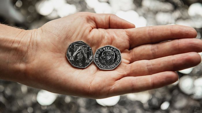 Neue 50-Pence-Münze  erinnert an Krönung