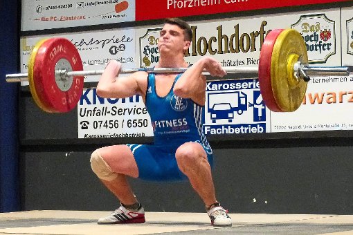 Alexander Prib blieb am letzten Wettkampftag ohne Fehlversuch und schaffte im Zweikampf 194 Kilogramm. Foto: Sigle Foto: Schwarzwälder-Bote