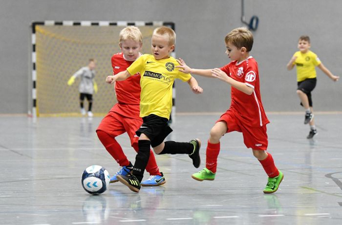 Kinder kicken in der Halle: Spannende Spiele und viele Tore beim LZ-Cup