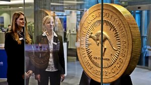 Größte Goldmünze der Welt in Stuttgart