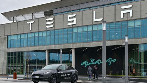 Der Elektroauto-Hersteller Tesla muss die Produktion in Grünheide wegen der Angriffe im Roten Meer für rund zwei Wochen weitgehend stoppen. Foto: dpa/Patrick Pleul