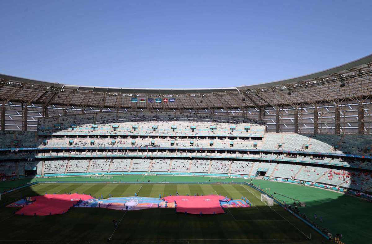 EM 2021: Stadion vor dem ersten Spiel in Baku nicht voll