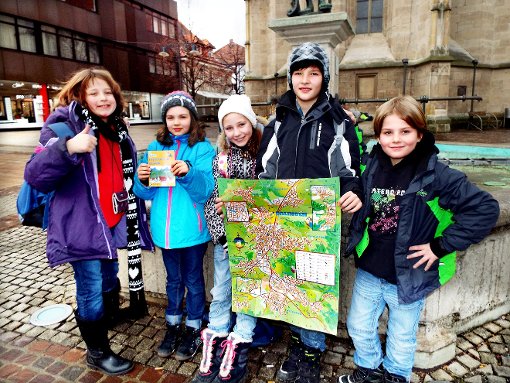 Für Kinder in Balingen gibt es nun einen ganz eigenen Stadtplan. Für das Projekt hat so mancher Schüler seine geheimsten Freizeittipps verraten.  Foto: Hennings