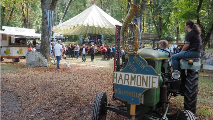 Vöhringer Harmonie feiert bei zweitägigem Open-Air-Waldfest