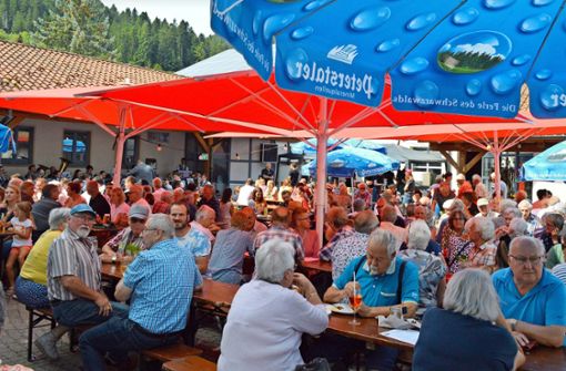 An beiden Tagen strömten die Besucher aus und um Schenkenzell zum Herbstfest des Musikvereins. Foto: Herzog