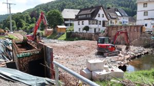 Bauverzögerung an Glattbrücke in Hopfau