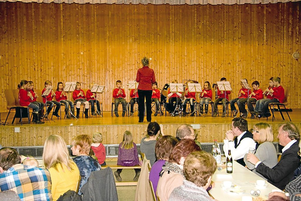 Ihr Können hat die Jugend des Musikvereins Harthausen beim Schülervorspiel gezeigt. Foto: Gaus Foto: Schwarzwälder-Bote