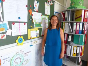 Grundschulrektorin Susanne Kökert hat ihre Arbeit an der Schule schon aufgenommen. Das Foto zeigt sie in ihrem Büro.  Foto: Begemann Foto: Schwarzwälder Bote