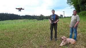 Eine Drohne für die Rehkitz-Rettung