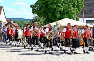 Ein großer Festumzug war am Samstag einer der Höhepunkte des Trillfinger Dorffests. Das Wetter spielte dabei optimal mit. Foto: Lenski/Carola Lenski