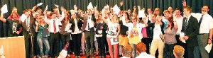Ciao, Lernstress: Die Absolventen der Walther-Groz-Schule starten ins Leben. Foto: Eydner Foto: Schwarzwälder-Bote