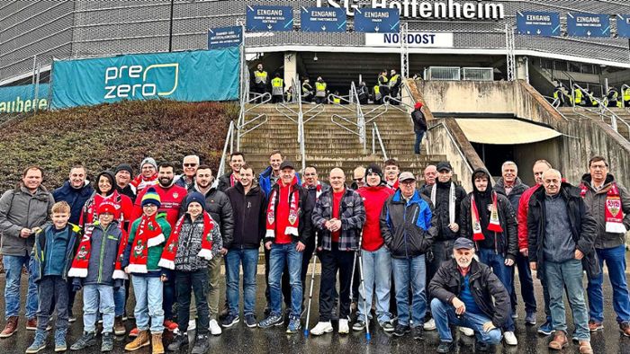 Freude bei VfB-Fans aus Wessingen