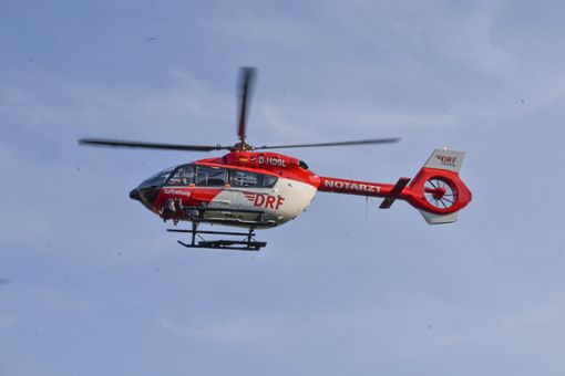 Der Verletzte wurde mit dem Hubschrauber in ein Krankenhaus gebracht. (Symbolfoto) Foto: Nölke