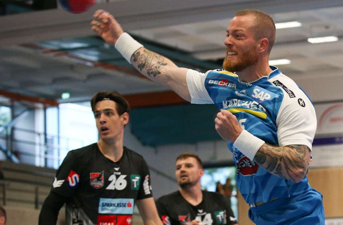 Patrick Zieker vom Handball-Bundesligisten TVB Stuttgart hat in dieser Saison noch Luft nach oben.