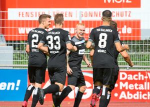 Tore und Punkte bejubeln wollen die Balinger Spieler auch im Auswärtsspiel beim FSV Mainz II. Foto: Kara Foto: Schwarzwälder Bote