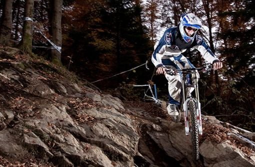 Downhill in Stuttgarts Wäldern Foto: Stuttgarter Rider