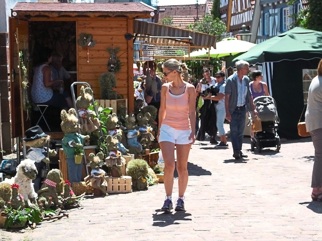 Viele Besucher nutzten den Naturparkmarkt in Bad Teinach-Zavelstein zu einem Rundgang durch die historischen Gassen. Fotos: Stocker