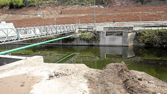 Erwin-Sannwaldbrücke abgerissen