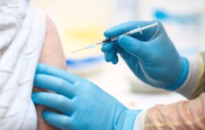 Pieks: 12.495 Impfungen sind – Stand Sonntag – im Kreisimpfzentrum Meßstetten verabreicht worden. Foto: Gentsch