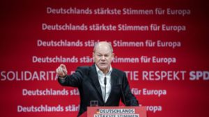 Der wichtigste Mann in der SPD: Kanzler Olaf Scholz. Foto: dpa/Kay Nietfeld