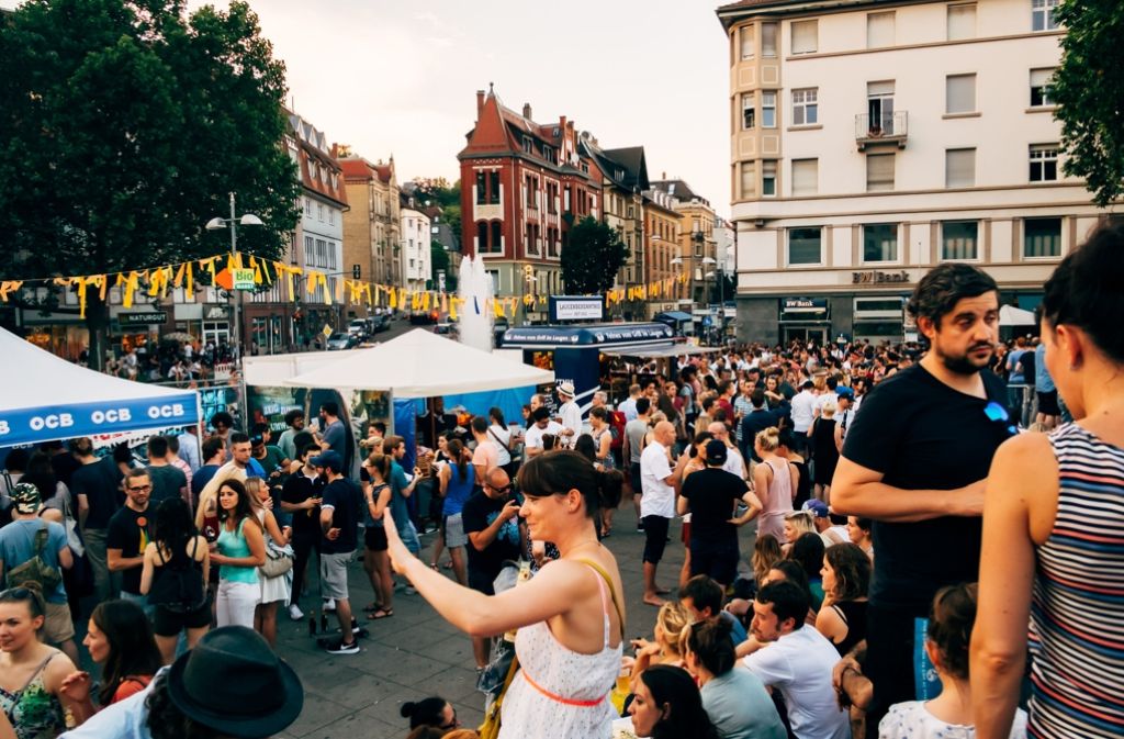 Das Marienplatzfest im Stuttgarter Süden erfreut sich wachsender Beliebtheit. Foto: 7aktuell.de/Gerlach