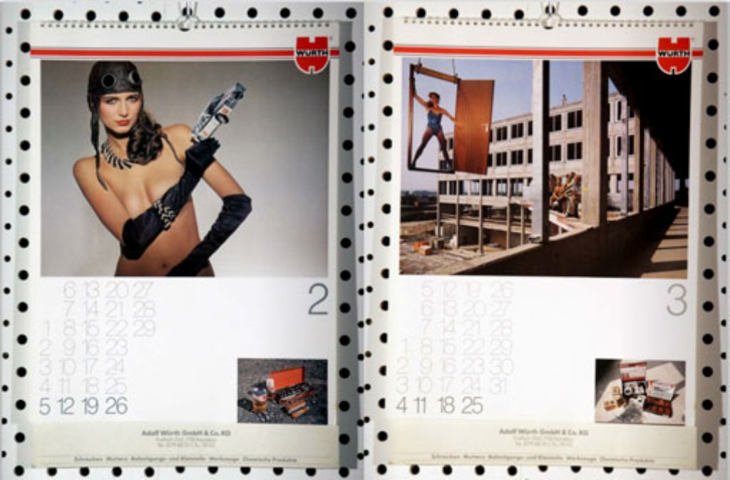 Eine Zeitreise der besonderen Art: Der Würth-Modelkalender 1984