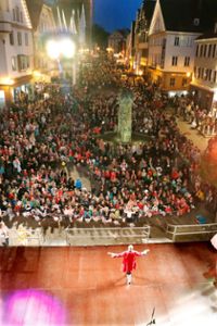 Das traditionelle Schauspiel wird am Samstag auf dem Hechinger Marktplatz aufgeführt.  Fotos: Jauch Foto: Schwarzwälder Bote