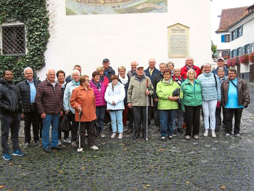 Die Senioren aus Weilen unter den Rinnen haben bei ihrem Ausflug neben dem Blautopf auch die Stadt Ulm besichtigt.  Foto: Privat Foto: Schwarzwälder Bote
