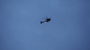 Einsatz in Albstadt: Polizei-Hubschrauber am Samstagabend über Ebingen