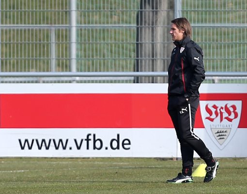 Ungewisse Zukunft: Thomas Schneider am Dienstagmorgen beim Training. Foto: Pressefoto Baumann