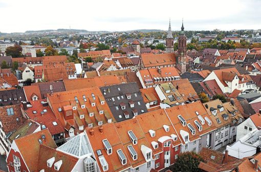Die historische Innenstadt von Villingen – sind hier bald auf Dächern Solaranlagen zu sehen? Foto: Eich
