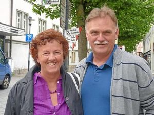 Bärbel Murawska mit ihrem Mann Werner. Foto: Luz Quelle: Unbekannt