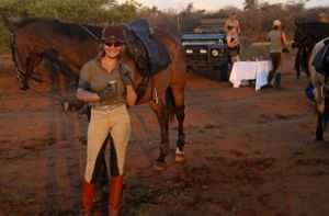 Gaby Hauptmann freut sich aufs Reiten in Südafrika. Foto: Hauptmann