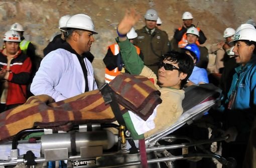 Alle 33 chilenischen Bergleute wurden gerettet. Foto: dpa