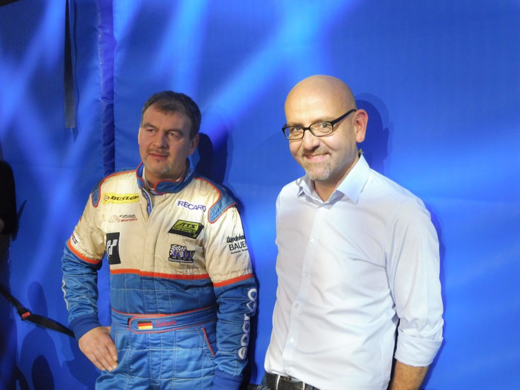 Benzingespräche: Zoran Radulovic (links) und SWR-Moderator Jörg Assenheimer