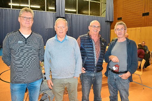 Die besten Spieler (von links): Hans-Rolf Bossenmaier, Roberto Cortesi, Arno Bonse und Georg Schneiderhan. Foto: Schwarzwälder-Bote